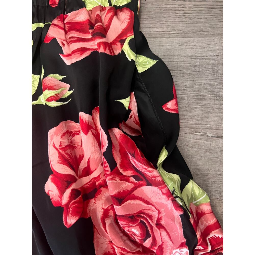 NWT Roses Floral Maxi Skirt w/ Pockets - Picture 4 of 4